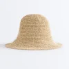 Geflochtener Bucket-Hut im Raffia-Look Geflochtener Bucket-Hut im Raffia-Look
