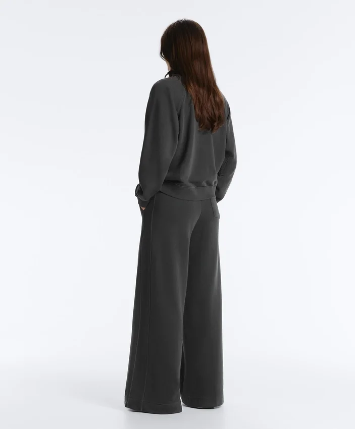 Jacke mit Stehkragen aus Baumwollmisch-Fleece Jacke mit Stehkragen aus Baumwollmisch-Fleece
