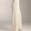 Gerade geschnittene Hose mit seitlichen Rippen und Soft Touch-Modal Gerade geschnittene Hose mit seitlichen Rippen und Soft Touch-Modal