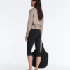 Gerade geschnittene Jacke mit Gürtel und Soft Touch-Modal Gerade geschnittene Jacke mit Gürtel und Soft Touch-Modal