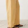Gerade Hose aus Lyocell-Mischung und 24 % Leinen Gerade Hose aus Lyocell-Mischung und 24 % Leinen