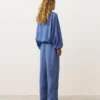 Gerade Hose aus Lyocell-Mischung und 24 % Leinen Gerade Hose aus Lyocell-Mischung und 24 % Leinen