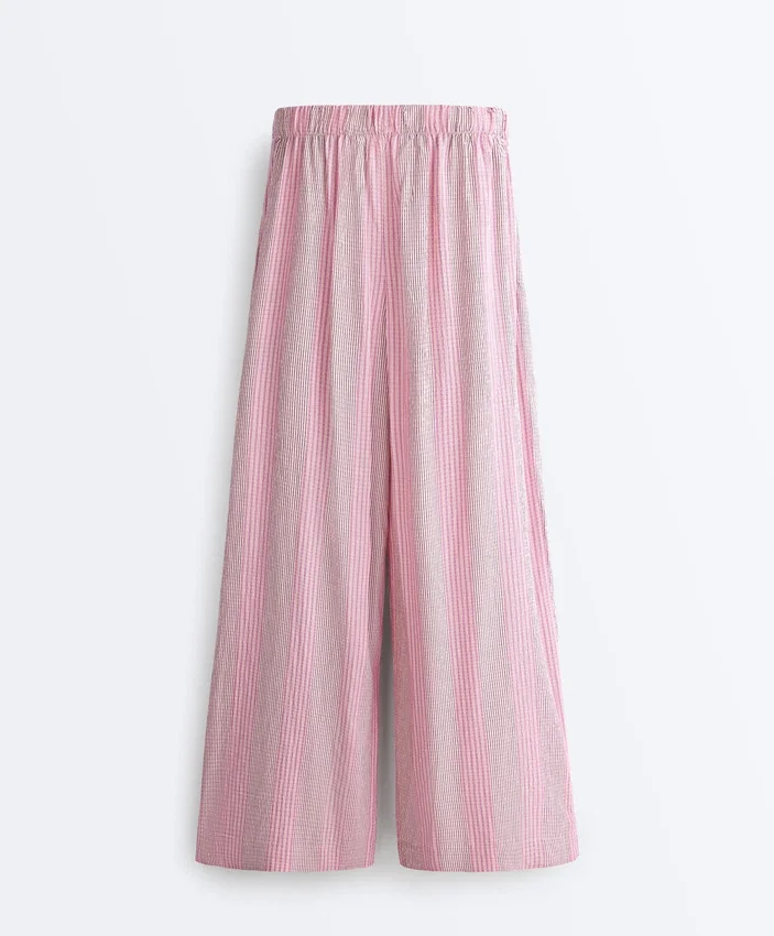 Geradlinige gestreifte Hose Geradlinige gestreifte Hose