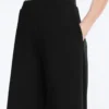 Geradlinige, gestreifte Hose mit Soft Touch-Modal