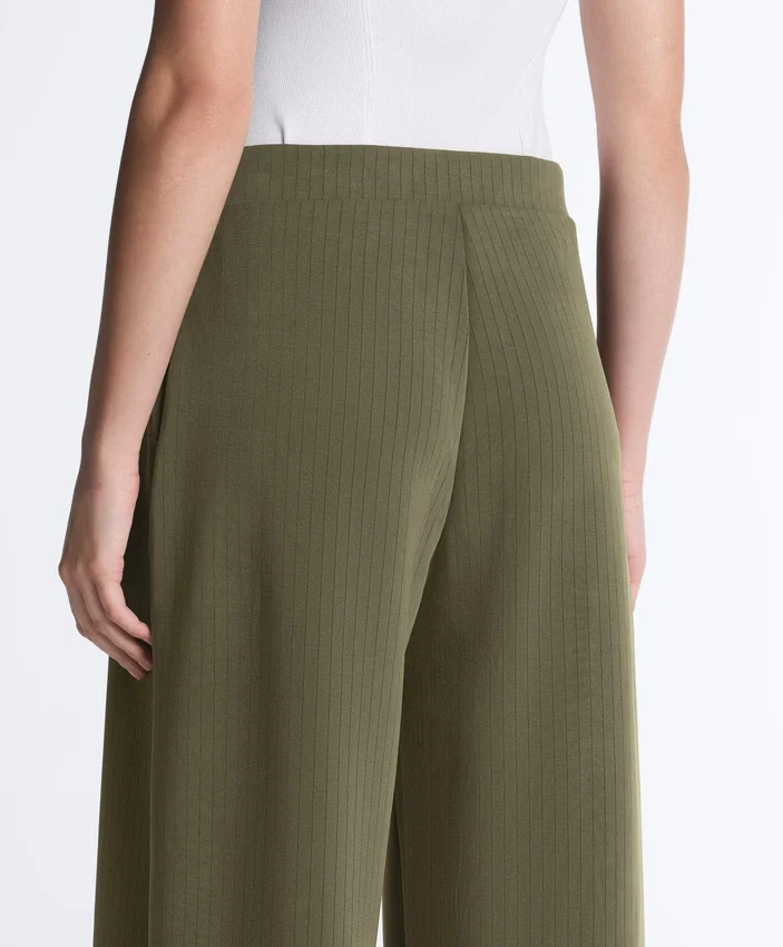 Geradlinige, gestreifte Hose mit Soft Touch-Modal Geradlinige, gestreifte Hose mit Soft Touch-Modal