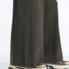 Geradlinige Hose aus Rippstrick Geradlinige Hose aus Rippstrick