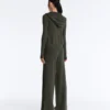 Geradlinige Hose aus Rippstrick Geradlinige Hose aus Rippstrick