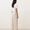 Gestreifte Bloomer-Hose aus 100 % Leinen Gestreifte Bloomer-Hose aus 100 % Leinen