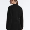 Gestreifte Bomberjacke aus Soft Touch-Modal Gestreifte Bomberjacke aus Soft Touch-Modal