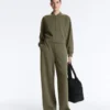 Gestreifte Bomberjacke aus Soft Touch-Modal Gestreifte Bomberjacke aus Soft Touch-Modal