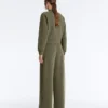 Gestreifte Bomberjacke aus Soft Touch-Modal Gestreifte Bomberjacke aus Soft Touch-Modal