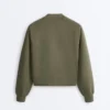 Gestreifte Bomberjacke aus Soft Touch-Modal Gestreifte Bomberjacke aus Soft Touch-Modal