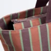 Gestreifte Canvas-Tasche Gestreifte Canvas-Tasche