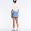 Gestreifte Funktionsshorts Gestreifte Funktionsshorts
