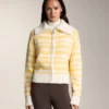 Gestreifte Jacquard-Jacke