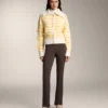 Gestreifte Jacquard-Jacke