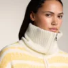 Gestreifte Jacquard-Jacke