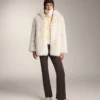 Gestreifte Jacquard-Jacke
