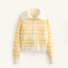 Gestreifte Jacquard-Jacke
