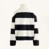 Gestreifte Lammfelljacke Gestreifte Lammfelljacke