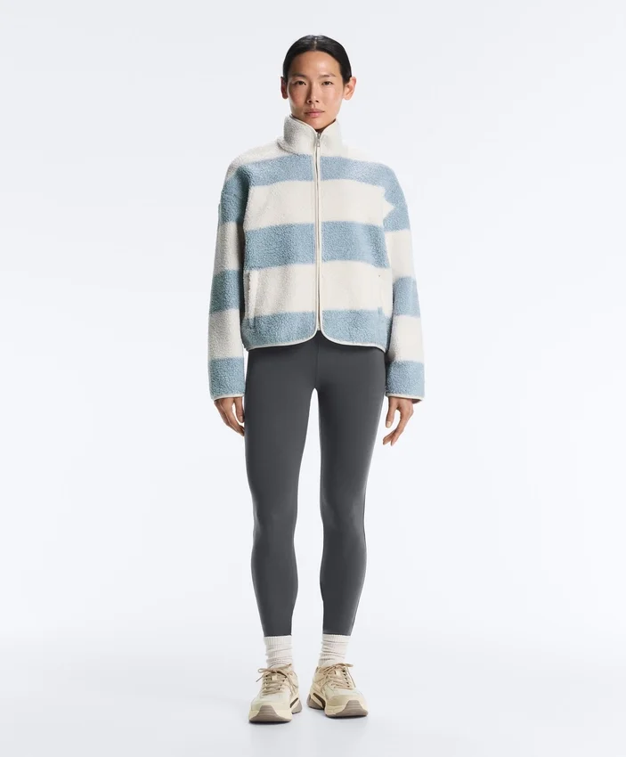 Gestreifte Lammfelljacke Gestreifte Lammfelljacke