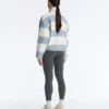 Gestreifte Lammfelljacke Gestreifte Lammfelljacke