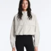 Gestreifte Stretch-Überziehjacke Gestreifte Stretch-Überziehjacke