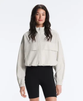 Gestreifte Stretch-Überziehjacke