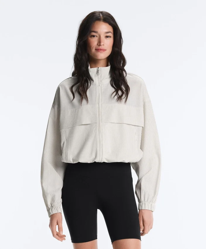 Gestreifte Stretch-Überziehjacke Gestreifte Stretch-Überziehjacke
