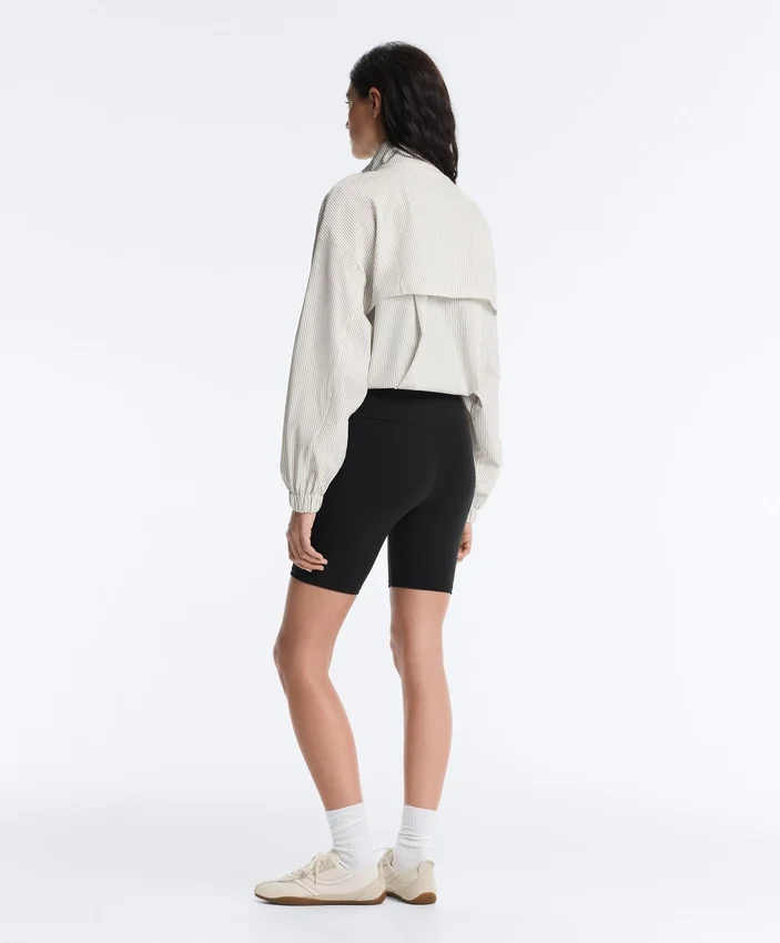 Gestreifte Stretch-Überziehjacke Gestreifte Stretch-Überziehjacke