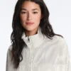 Gestreifte Stretch-Überziehjacke Gestreifte Stretch-Überziehjacke