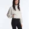 Gestreifte Stretch-Überziehjacke Gestreifte Stretch-Überziehjacke