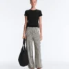 Gestreifte Strick-Bloomer-Hose Gestreifte Strick-Bloomer-Hose