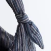 Gestreifte Tasche mit Knoten Gestreifte Tasche mit Knoten