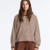 Gestreifter Langarm-Pullover Gestreifter Langarm-Pullover
