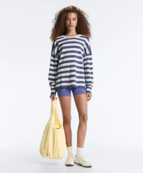 Gestreifter Strickpullover Gestreifter Strickpullover