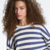 Gestreifter Strickpullover Gestreifter Strickpullover