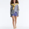 Gestreifter Strickpullover Gestreifter Strickpullover