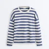 Gestreifter Strickpullover Gestreifter Strickpullover