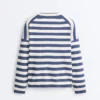Gestreifter Strickpullover Gestreifter Strickpullover
