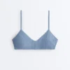 Gestreiftes Bikini-Oberteil Gestreiftes Bikini-Oberteil