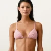 Gestreiftes Triangel-Oberteil für Bikinis Gestreiftes Triangel-Oberteil für Bikinis