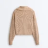 Gestrickte Jacke