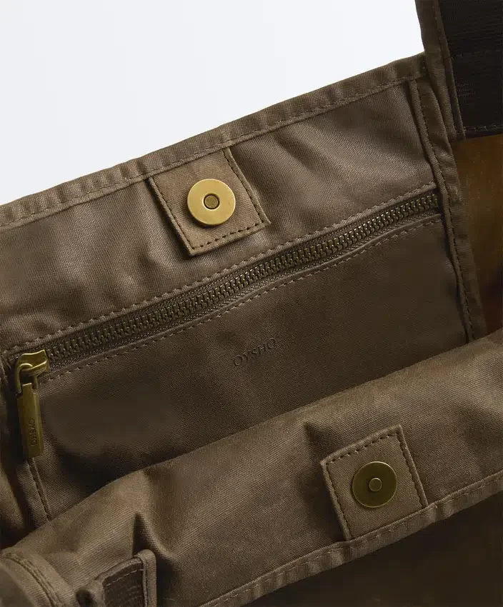 Gewachste Shopper-Tasche Gewachste Shopper-Tasche