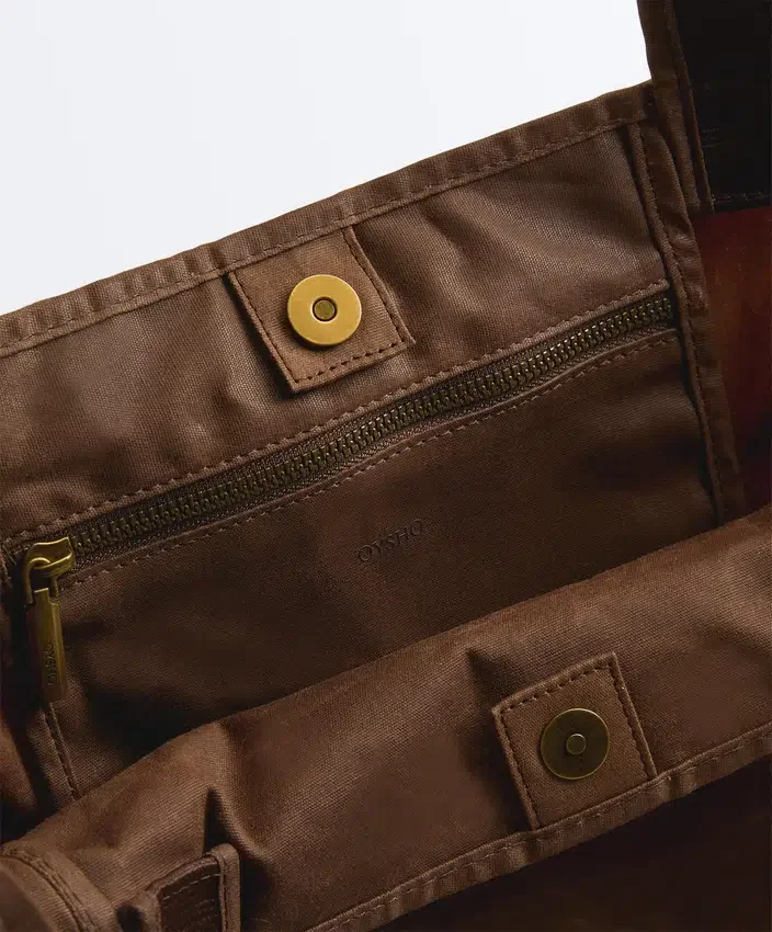 Gewachste Shopper-Tasche Gewachste Shopper-Tasche