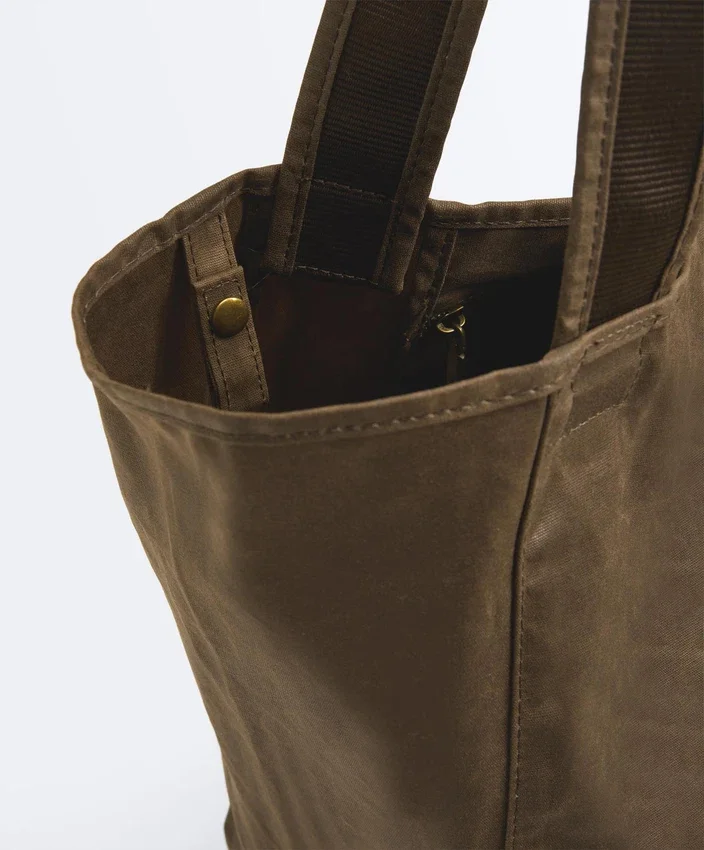 Gewachste Shopper-Tasche Gewachste Shopper-Tasche