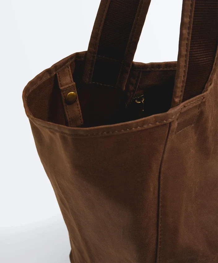 Gewachste Shopper-Tasche Gewachste Shopper-Tasche