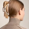 Große Haarschmuck-Spange aus Metall Große Haarschmuck-Spange aus Metall