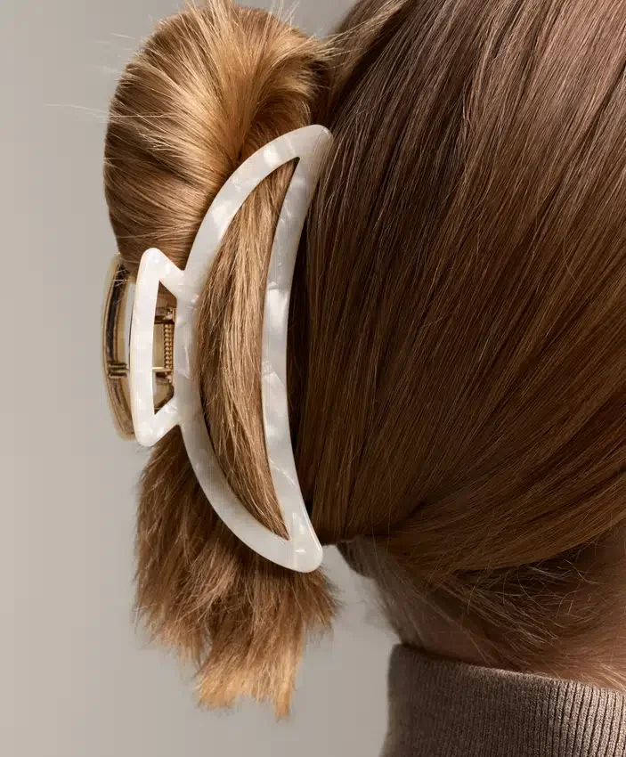 Große Haarschmuck-Spange aus Metall Große Haarschmuck-Spange aus Metall