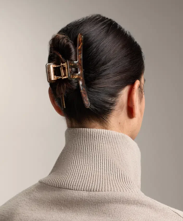 Große Haarschmuck-Spange aus Metall Große Haarschmuck-Spange aus Metall